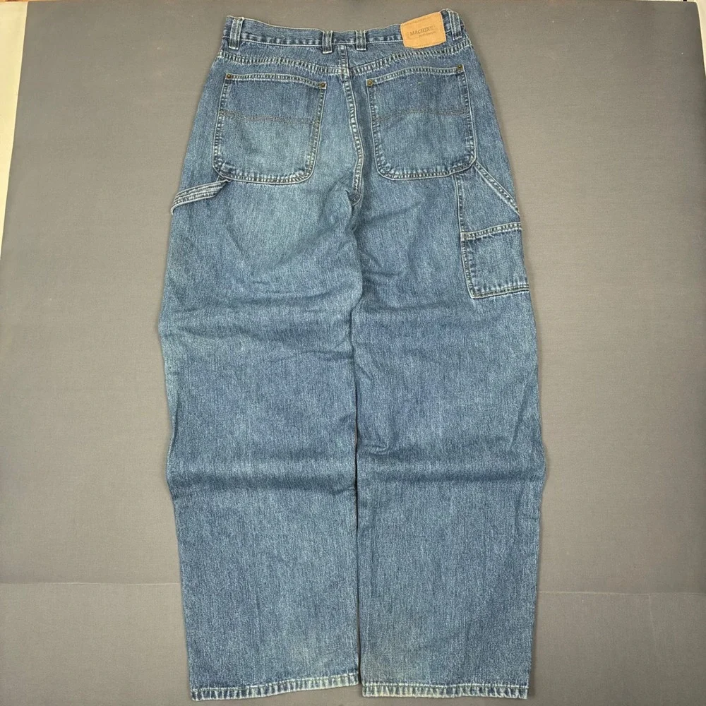 Y2K Machine Jeans Co Carpenter Denim Jeans Men's Size 32x32 Baggy Wide Leg